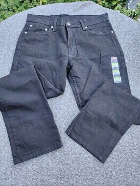 Levi's  511 Flex Slim Black Straight-Leg Jeans Size W33 X L30